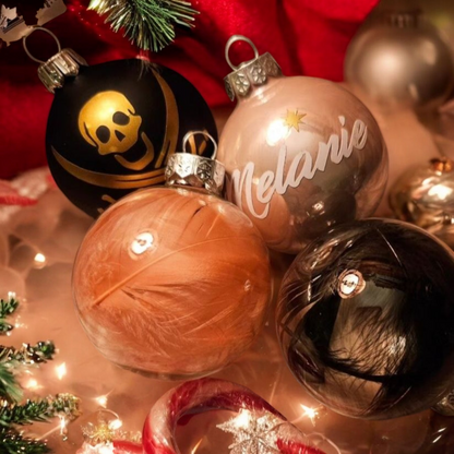 Einzigartig festlich-Personalisierte Weihnachtskugeln für Deinen Baum