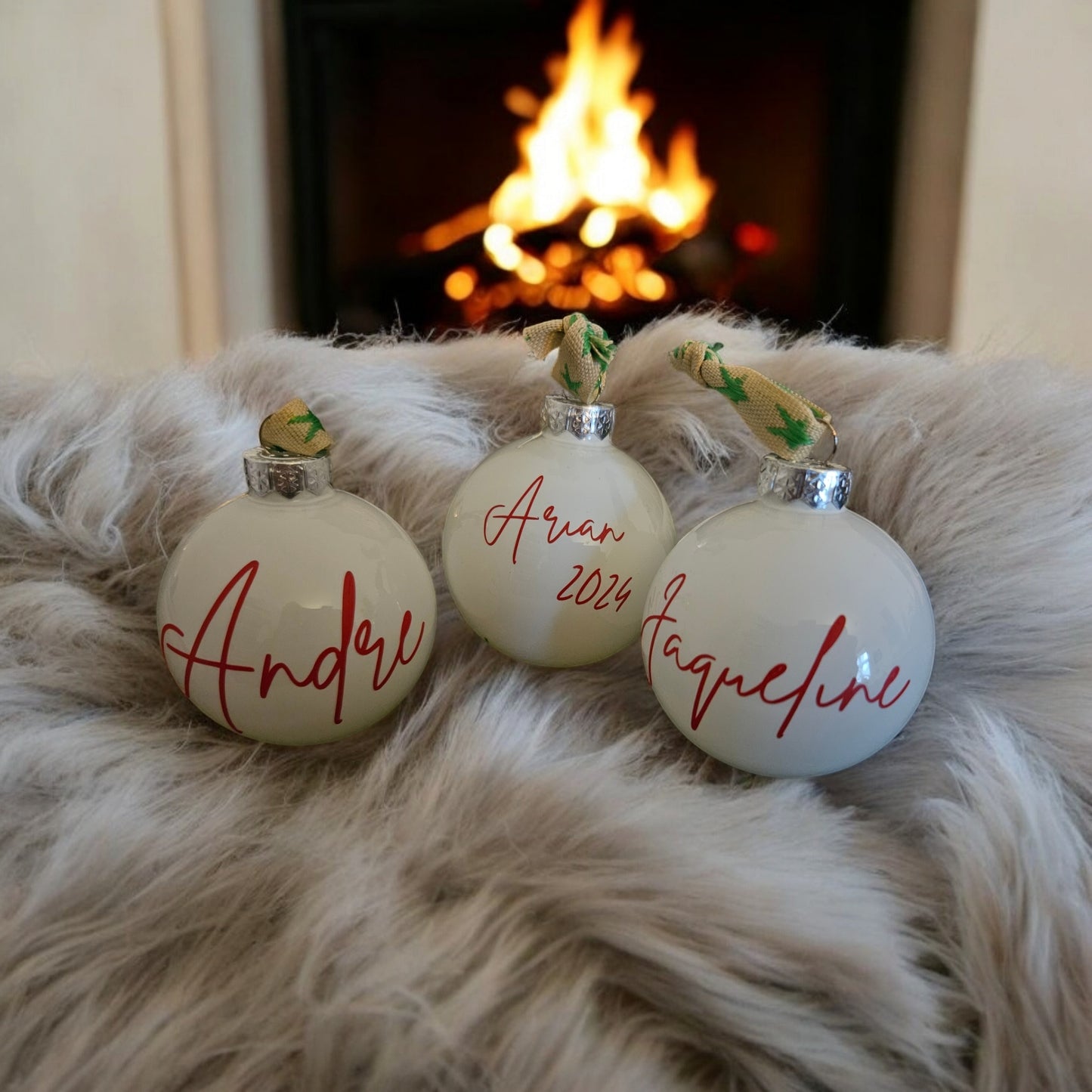 Einzigartig festlich-Personalisierte Weihnachtskugeln für Deinen Baum